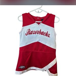 Arkansas Razorback cheer dress 3T